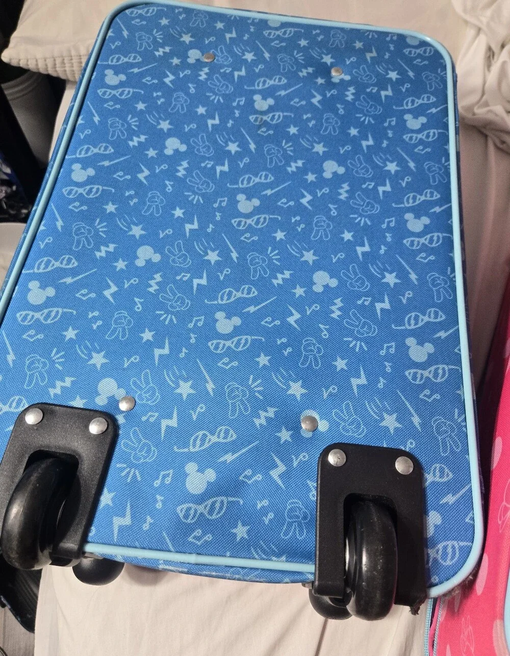 DISNEY CHILDREN'S CARRY-ON LUGGAGE Mickey Blue